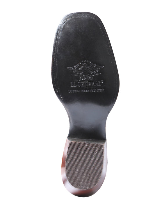 Bota Rodeo para mujer El General - Ante marrón 42984