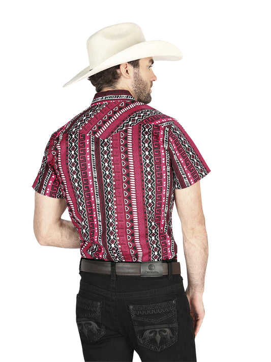 Camisa vaquera El General - Borgoña 44456