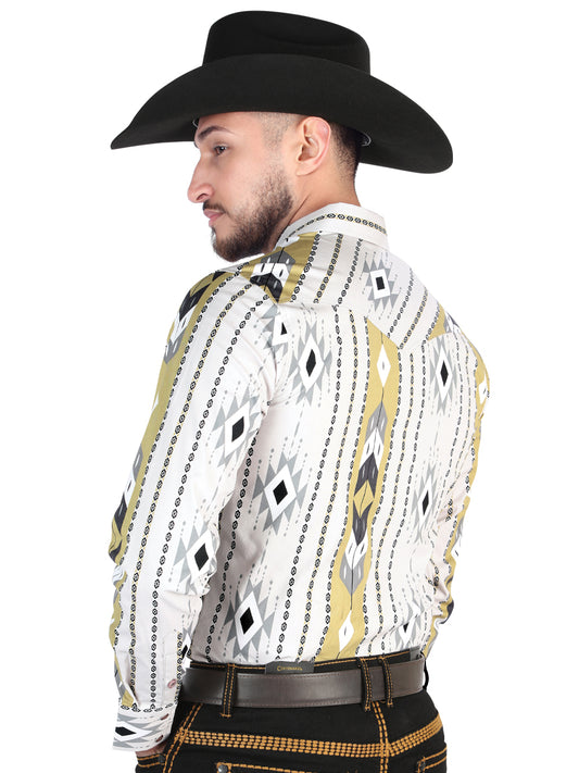 El General - Camisa Casual de Manga Larga - Gris 44473