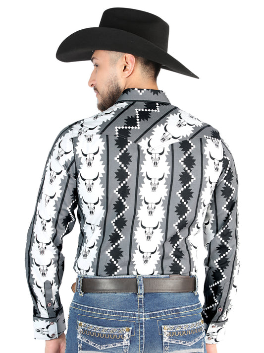 El General - Camisa informal de manga larga - Negro 44491