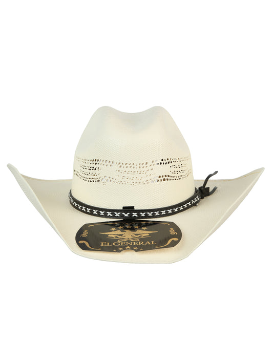 Sombrero vaquero de paja de palma para hombre El General 20X - Bangora Toro 45763
