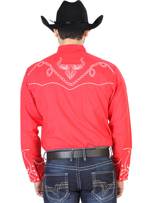 Camisa bordada El Señor de los Cielos Roja/Blanca 126713