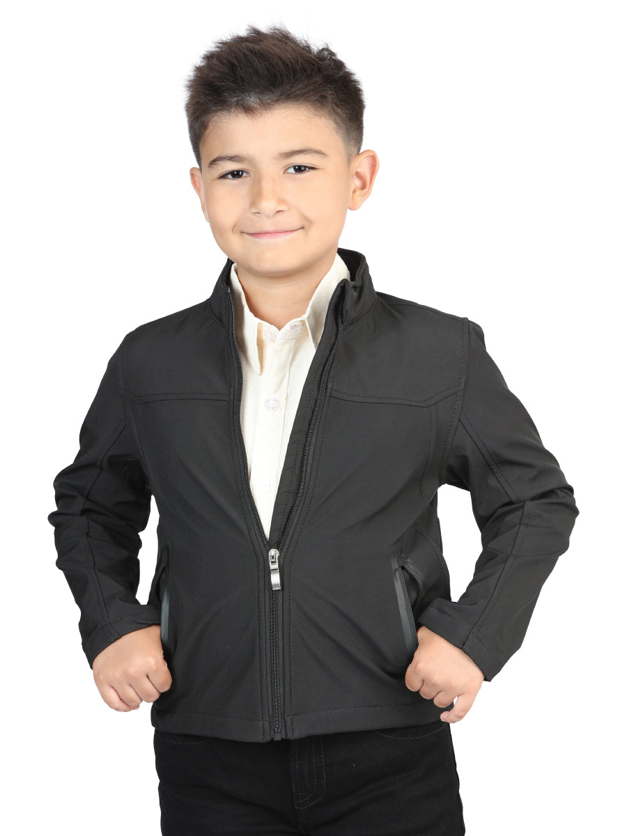Chaqueta Centenario Kids negra de poliéster 127082