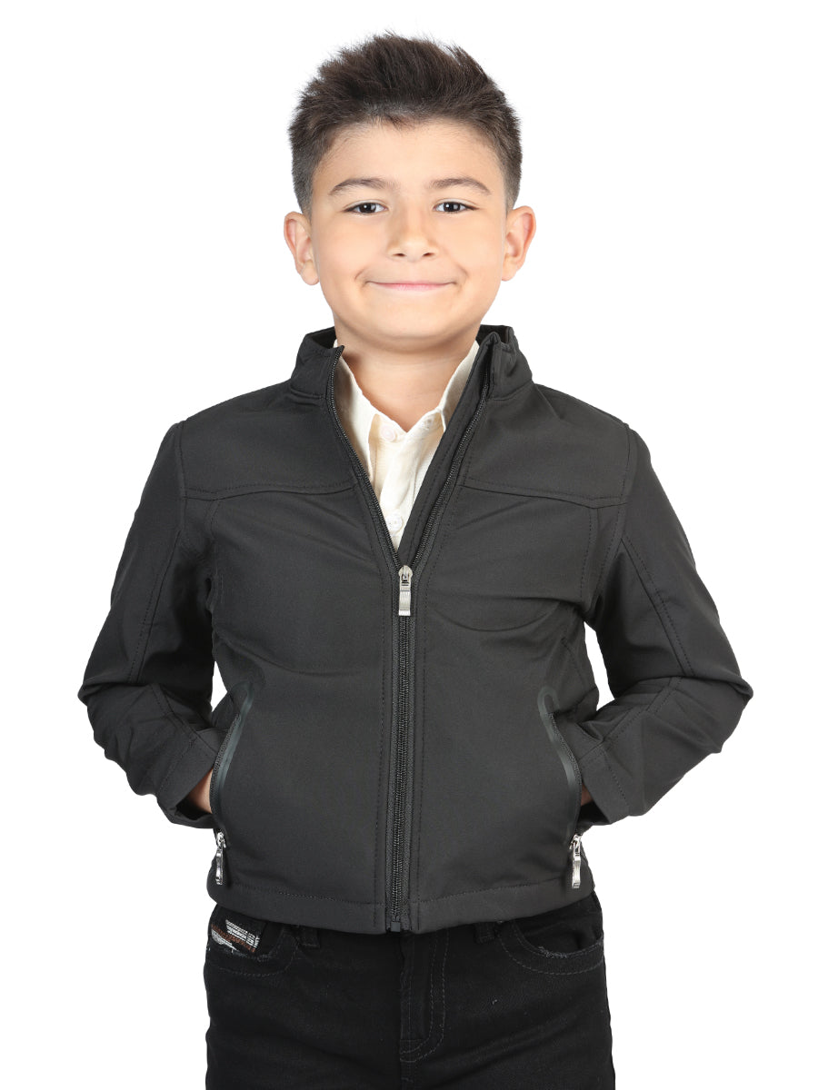 Chaqueta Centenario Kids Negra de Poliéster 127085