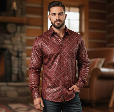 Men's Snap Button Shirt