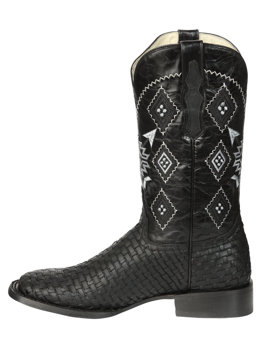 Botas de rodeo negras Petatillo Crazy para hombre de El General 44884