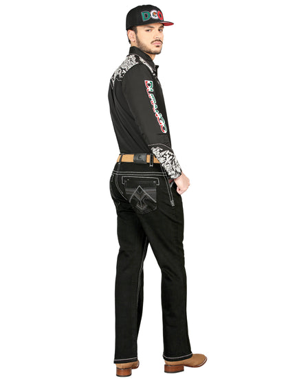 Centenario Bootcut Denim Jeans - Black 44964