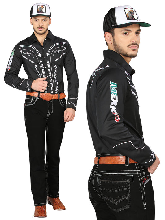 Vaqueros Centenario Bootcut Denim - Negros 44966