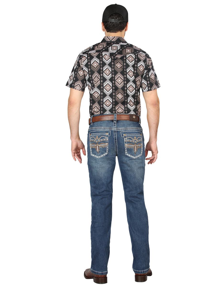 Vaqueros Centenario Bootcut Denim - Azul oscuro 44970