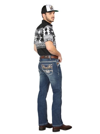Vaqueros Centenario Bootcut Denim - Azul Medio 44973
