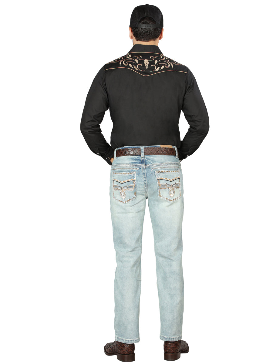 Vaqueros Centenario Bootcut Denim - Azul claro 44975