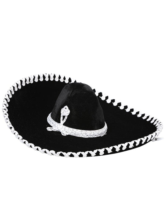 Niños
 Sombrero de charro mexicano de terciopelo negro/plateado 600317