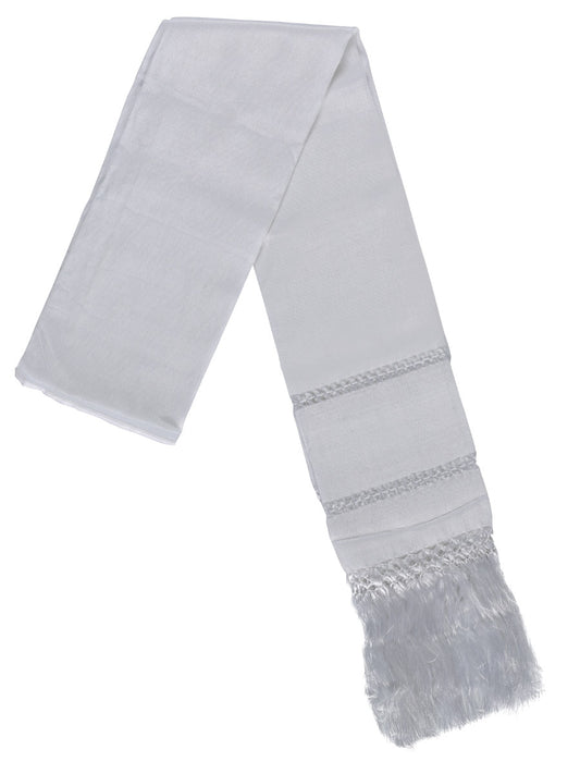 Chal mexicano 85% Articela, 15% poliéster Blanco 600377